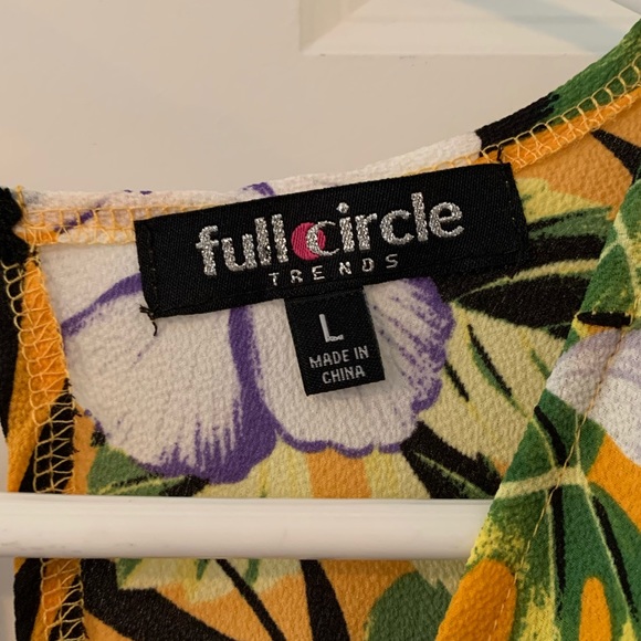 ❌SOLD 🍋3 for$20NWT Full Circle tropical jumpsuit - Picture 3 of 9